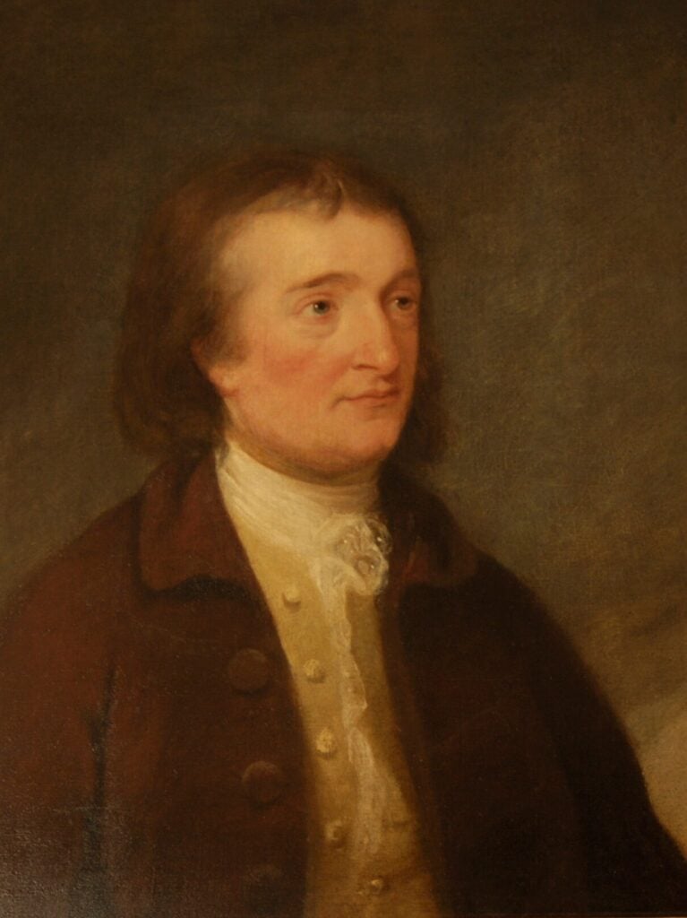 Robert Edge Pine, (American, 1730-1788)Judge Jeremiah Townley Chase (1748-1828)
Oil on Canvas

Maryland Historical Society Loan P68L 